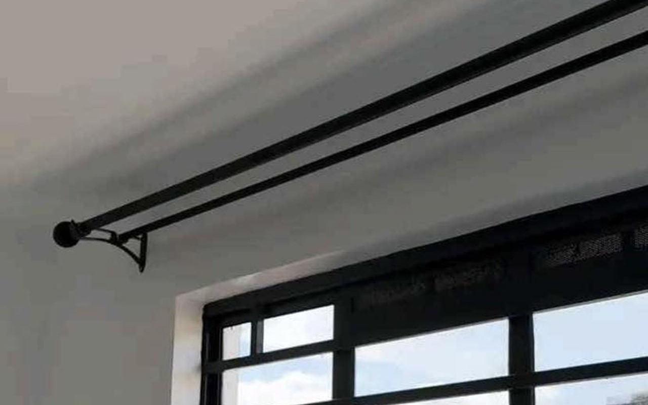 Professional curtain installation team